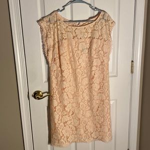 Vince Camuto light peach formal dress